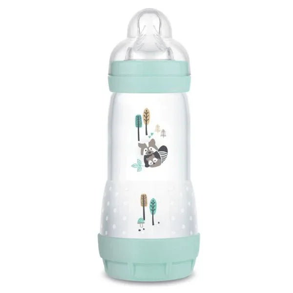 MAM Easy Start Anti-Colic Bottle 320ml Aqua with Fast Flow Teat, 4+ Months - Gomix Brands Outlet